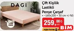 DAGİ ÇİFT KİŞİLİK LASTİKLİ PENYE ÇARŞAF DAGİ ÇİFT KİŞİLİK LASTİKLİ PENYE ÇARŞAF